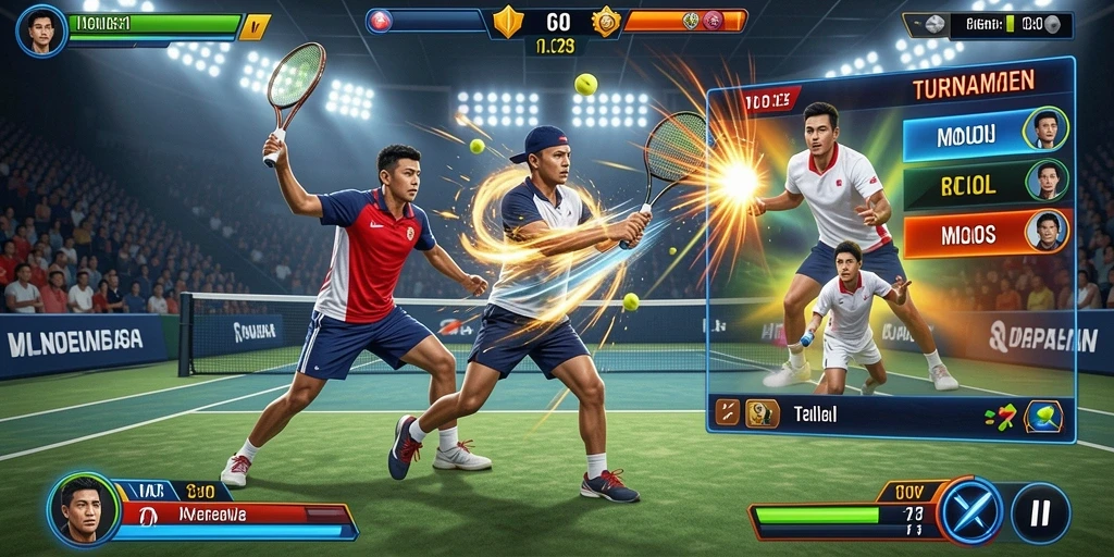 Tampilan grafis menakjubkan di AMPER88.