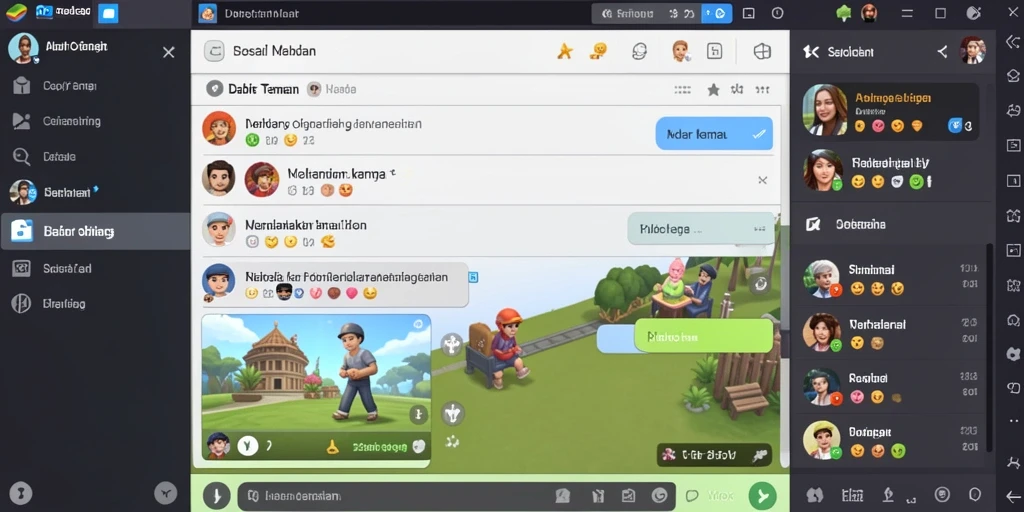Tampilan dashboard permainan yang intuitif.