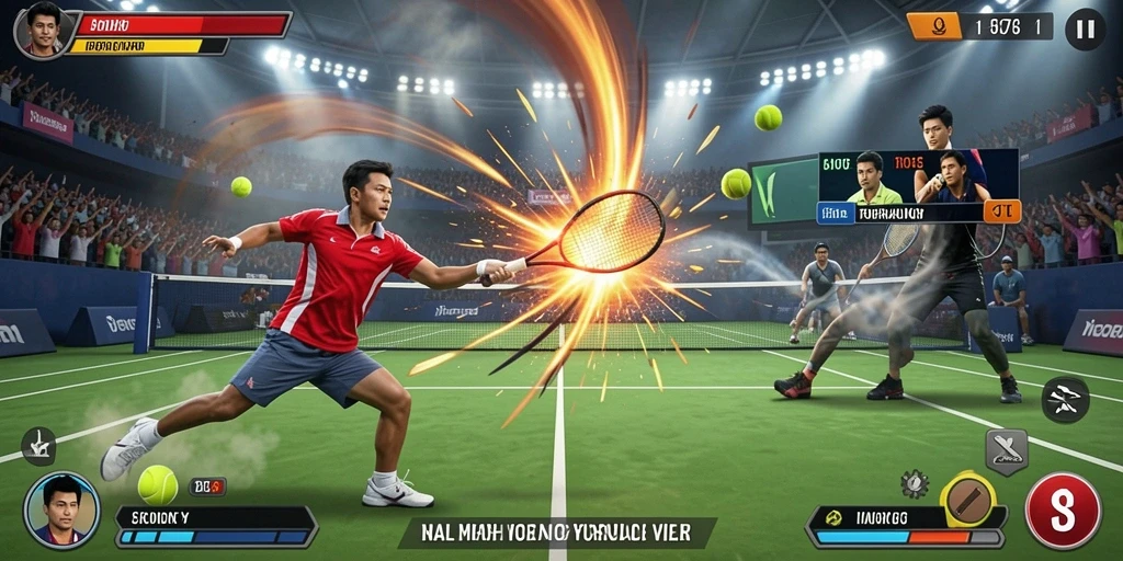 Tampilan awal game yang menarik dan intuitif.