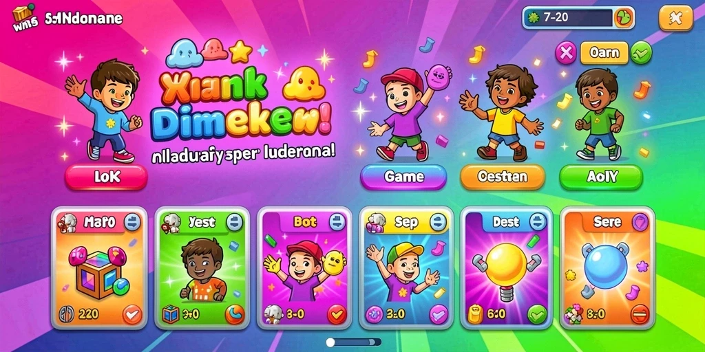 Tampilan grafis yang memukau dalam permainan.