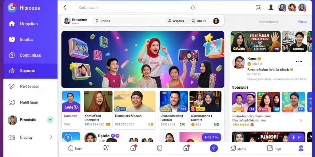 Screenshot menampilkan pemandangan indah dunia permainan.
