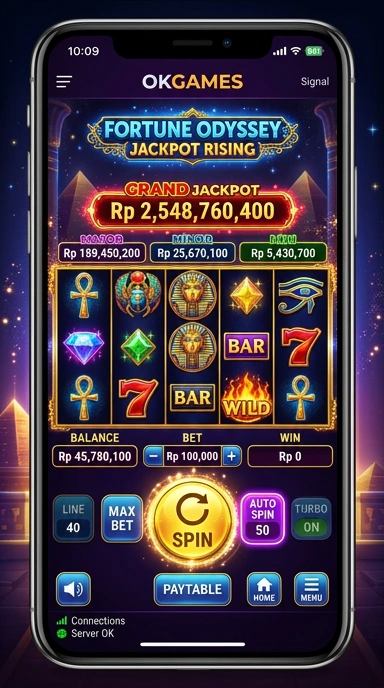 Pratinjau antarmuka okgames — aplikasi APK resmi Android v3.5.4